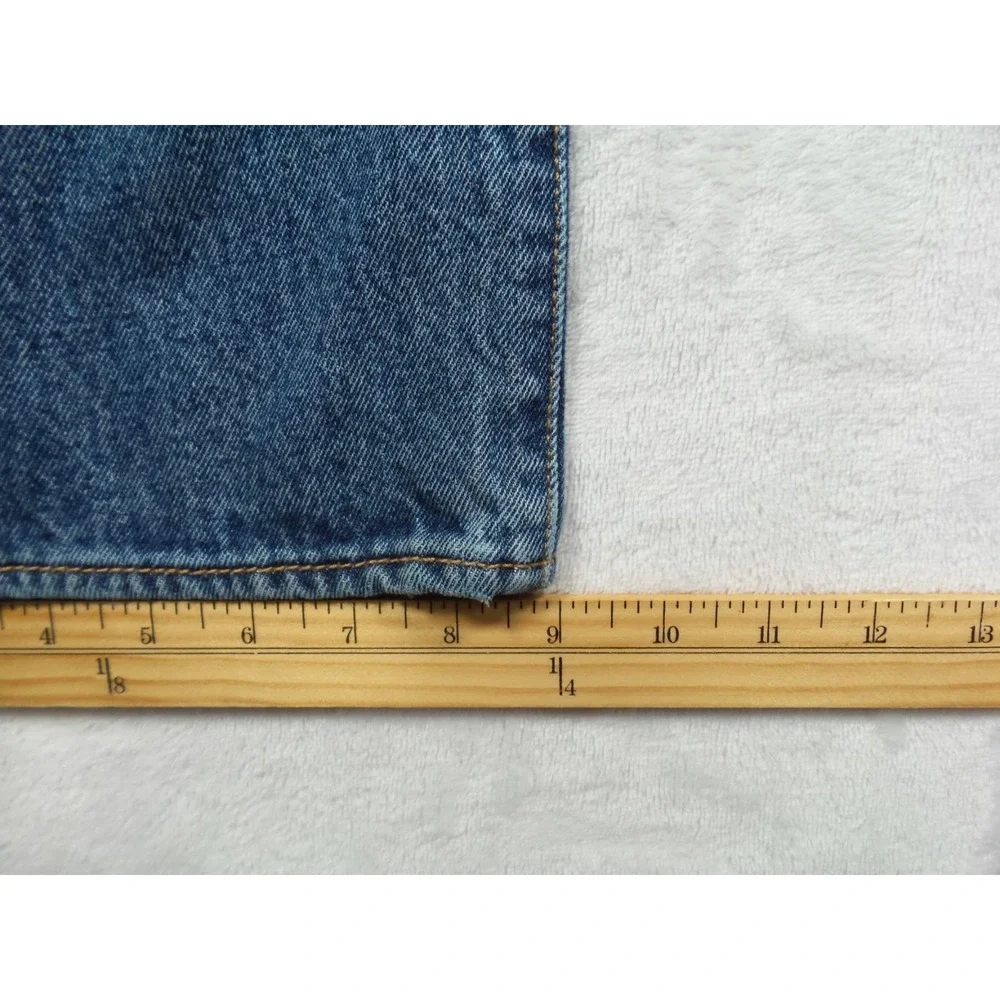 Levis 501 Jeans Mens Size 40 x 30 Blue Denim Classic Button Fly Straight Leg‎